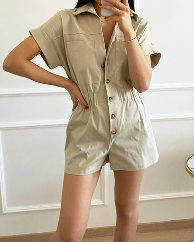 Charly Playsuit Beige