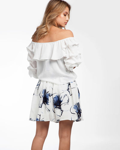 Floral Fling Cotton Skirt