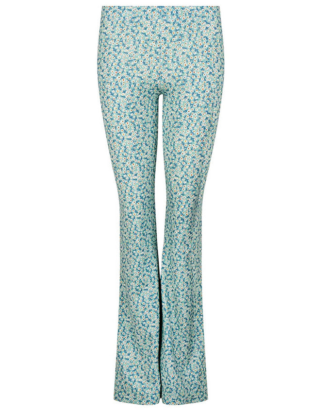 Run Wild And Free Floral Trousers Green