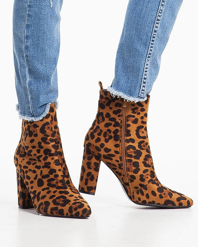 Pretty Thing Leopard Boots