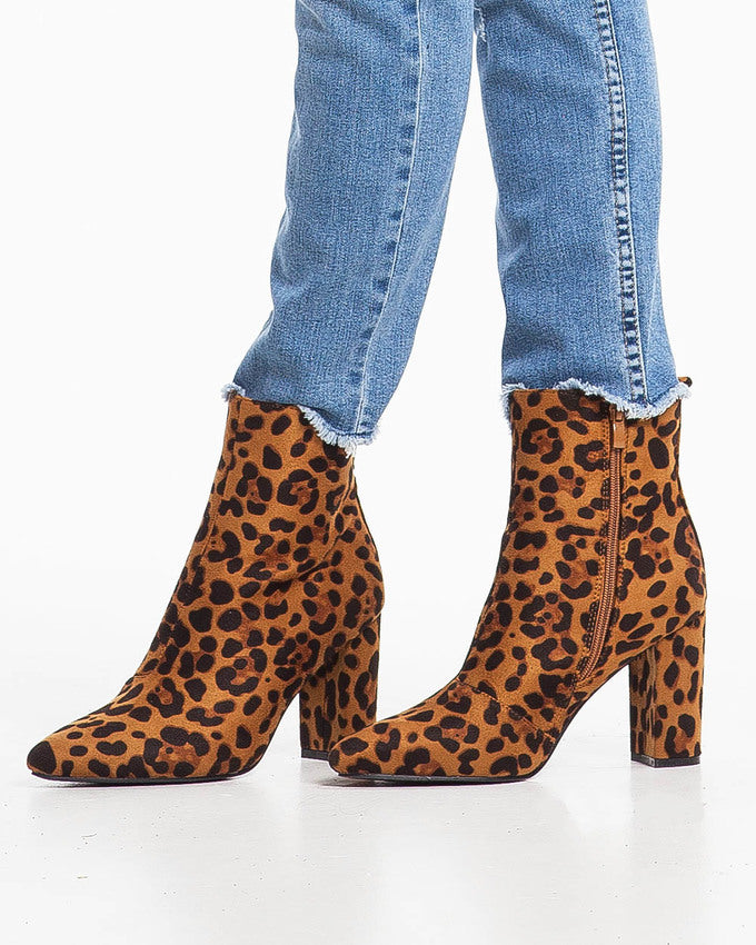Pretty Thing Leopard Boots