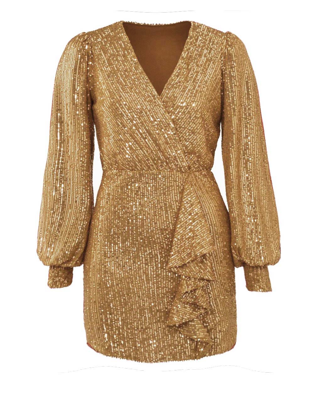 Selena Sequin Dress - Gold – Not Your Baby