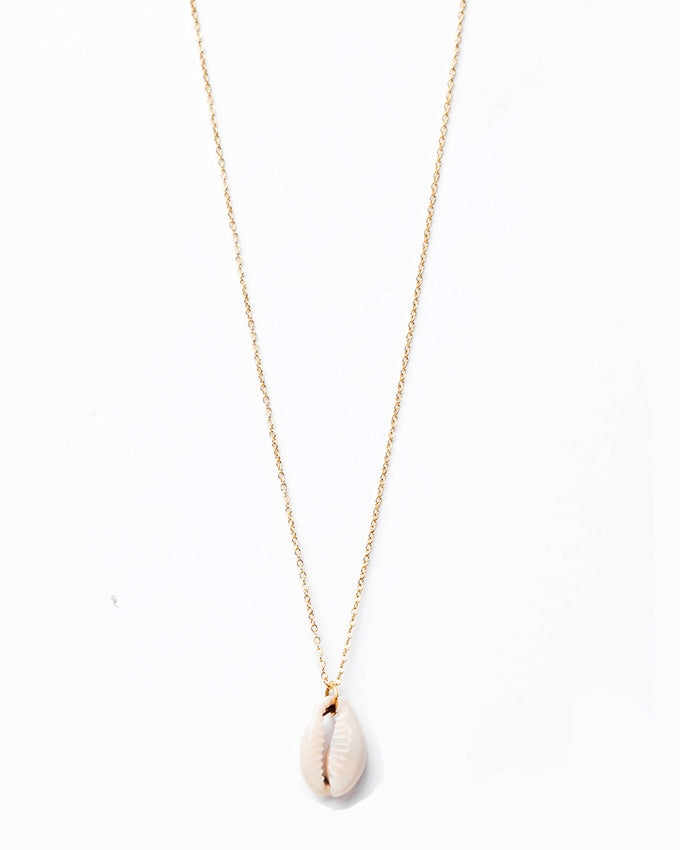 Pristine Sands Shell Necklace White Gold
